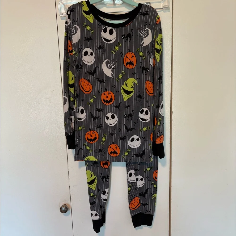 Little Sleepies The Nightmare Before Christmas Bamboo Pajama Kids 7-8